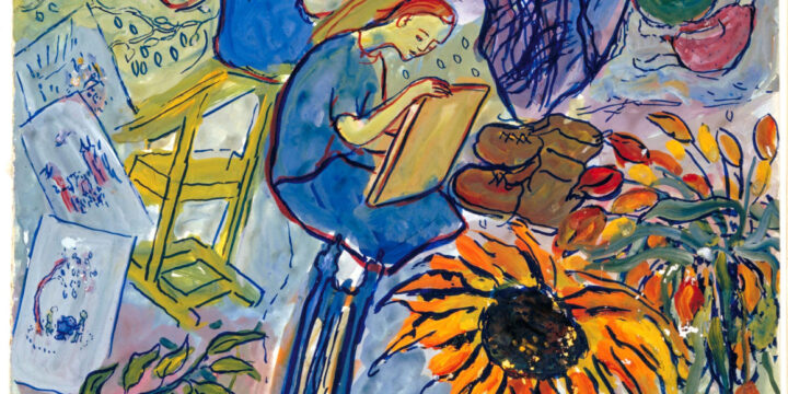 Levensverhaal schilderen in de geest van Charlotte Salomon