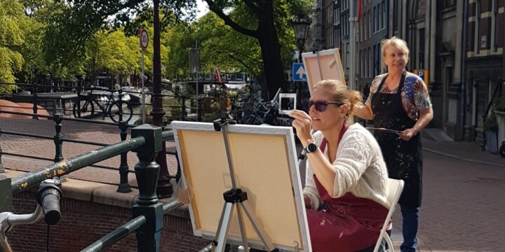Zomerworkshop schilderen aan de gracht (A)